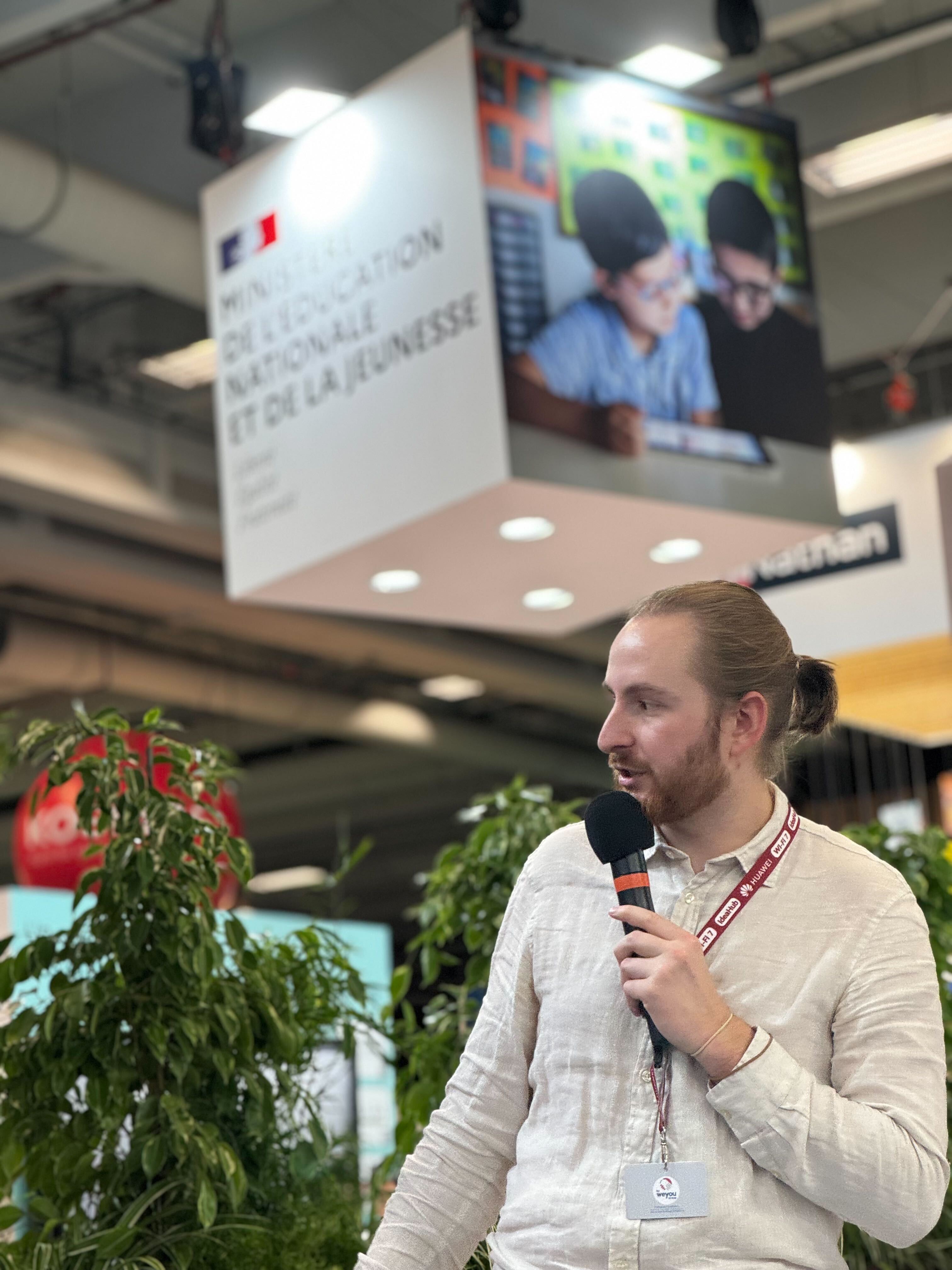 Photo of Léo Briand at Educatech Paris